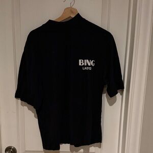 Black  BING Graphic T-Shirt